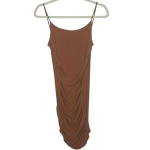 Dalood Draped Spaghetti Strap Mini Dress NWT